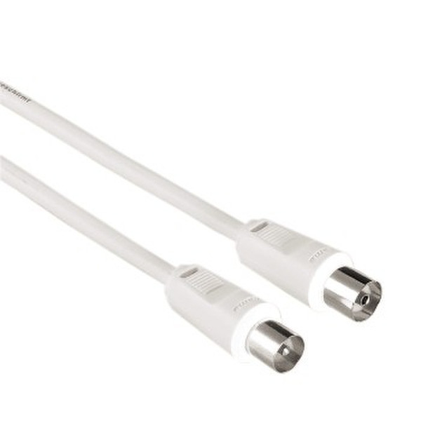 Hama 75047413 5m White coaxial cable