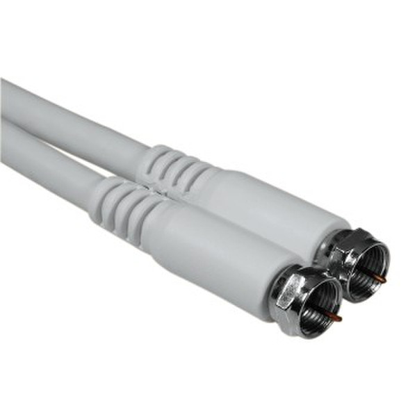 Hama 75047433 7.5m White coaxial cable