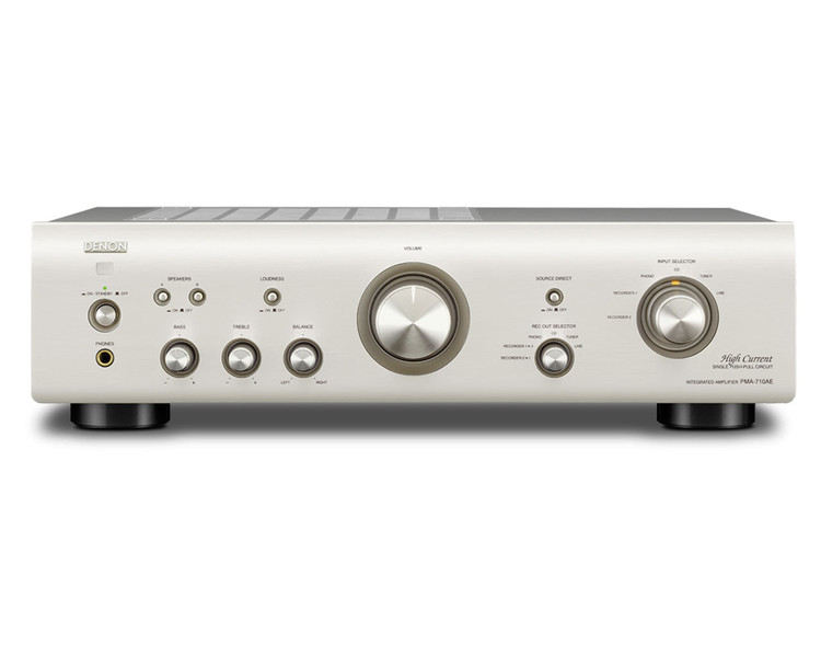 Denon PMA-710AE 2.0 Haus Verkabelt Silber Audioverstärker