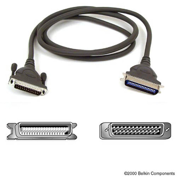 Belkin Pro Series IEEE 1284 Parallel Printer Cable (A/B) - 1.8m Druckerkabel