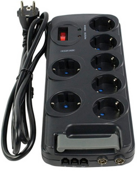 König CMP-SPB07B 7AC outlet(s) 250V 1.8m Black surge protector