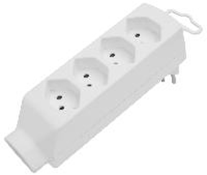 Max Hauri AG 77.5225 5AC outlet(s) White power extension