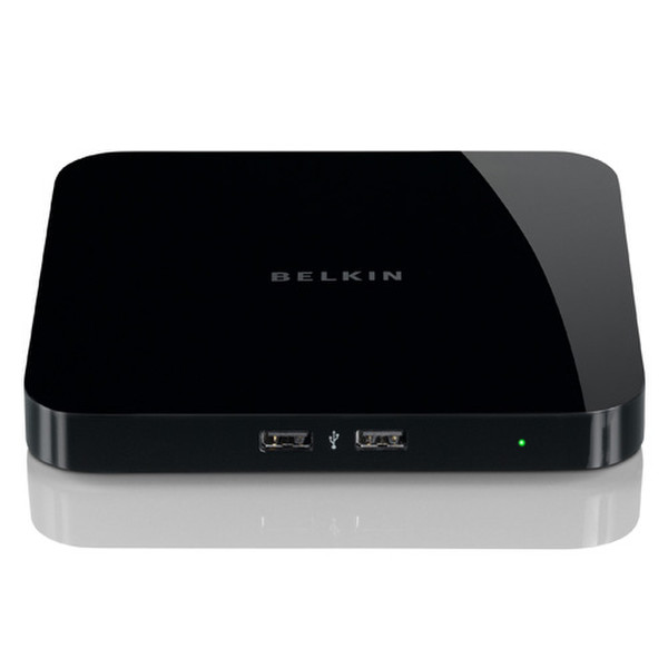 Belkin F5L009 Network USB Hub 480Мбит/с Черный хаб-разветвитель