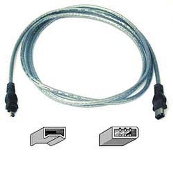 Belkin FireWire 4-Pin to 6-Pin Cable, 1.8 m 1.8м FireWire кабель