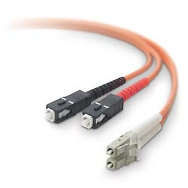 Belkin Multimode LC/SC Duplex MMF, 50/125 30.0m 30м SC LC Оранжевый оптиковолоконный кабель