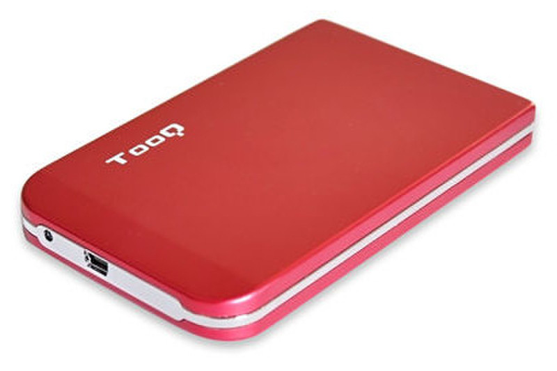 TooQ TQE-2518R 2.5" Питание через USB Красный кейс для жестких дисков