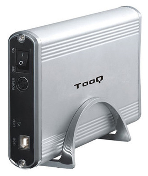 TooQ TQE-3506S 3.5" USB powered Silver storage enclosure