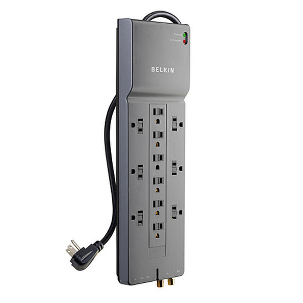 Belkin Office 12-Outlets 12AC outlet(s) 125V 2.43m Spannungsschutz