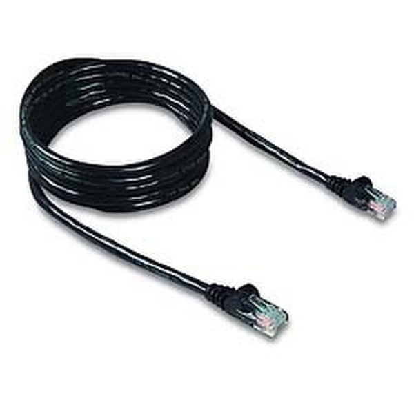 Belkin Cat. 6 Patch Cable 5ft Black 1.5м Черный сетевой кабель