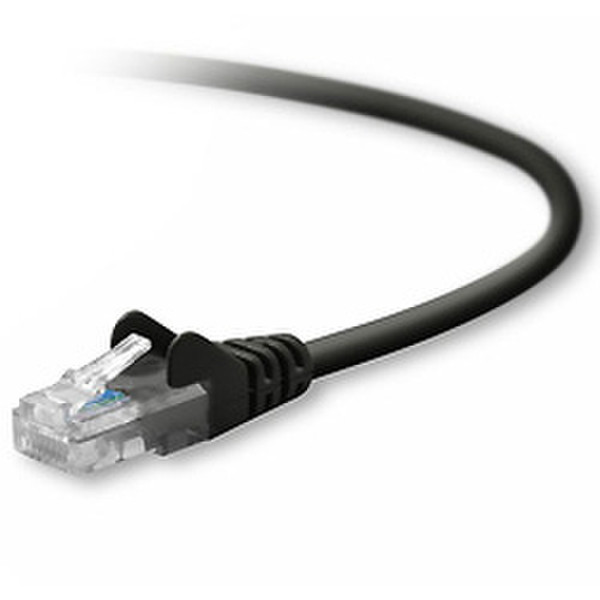 Belkin RJ45 Cat5e Patch Cable, Snagless Molded, 4.2m 4.2m Black networking cable