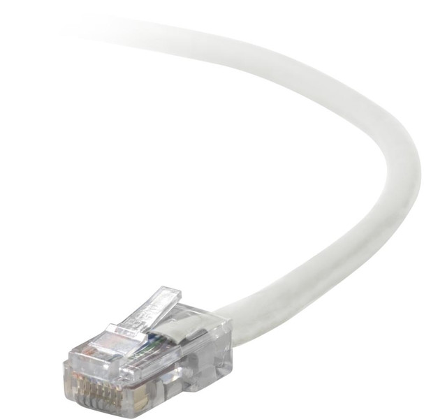 Belkin Cat5e, 50ft, 1 x RJ-45, 1 x RJ-45, White 15.24m White networking cable