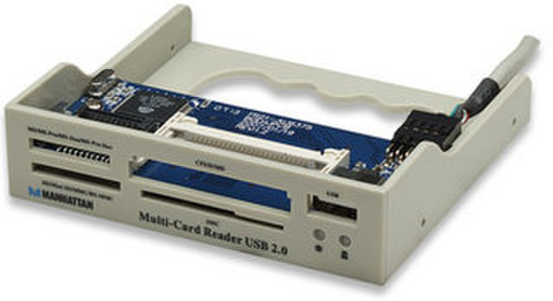 Manhattan 701419 Внутренний Бежевый устройство для чтения карт флэш-памяти