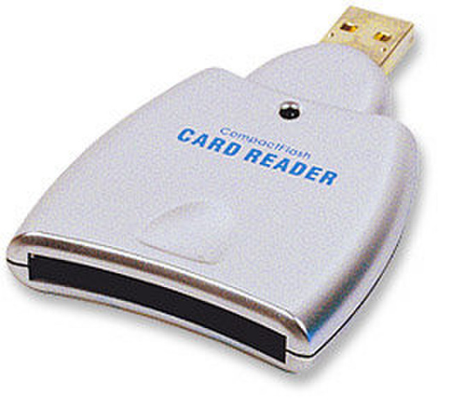 Manhattan 700528 USB 2.0 Cеребряный устройство для чтения карт флэш-памяти
