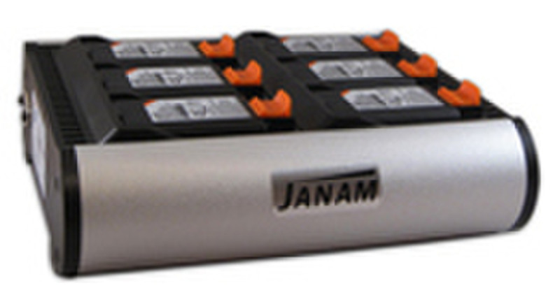 Janam Technologies BK-P6-001 Для помещений Черный, Cеребряный зарядное устройство