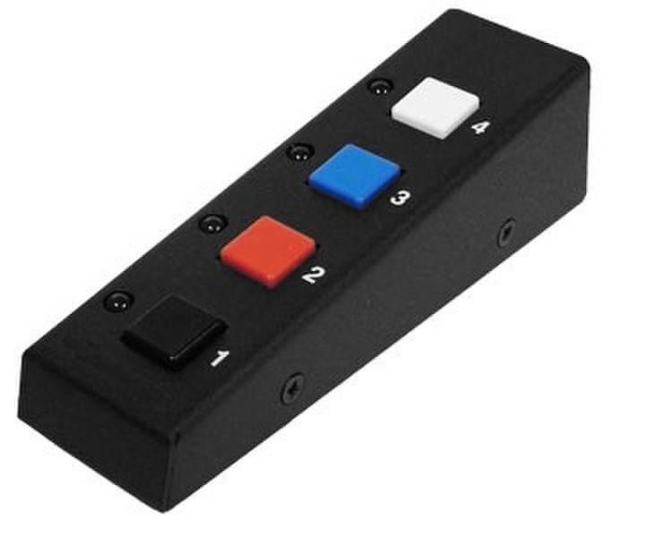 ADDER RC4 Wired press buttons Black remote control