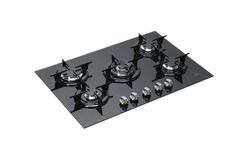 Indesit IPG 751 S (BK) built-in Gas Black hob