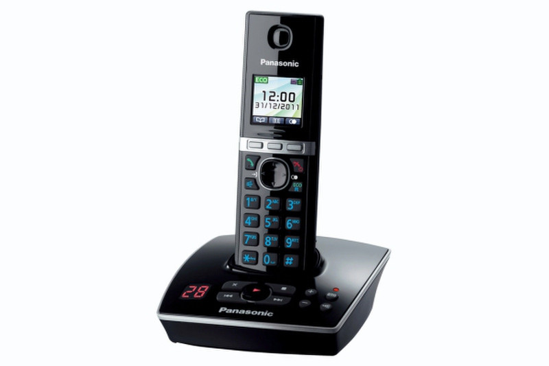 Panasonic KX-TG8061 DECT Идентификация абонента (Caller ID) Черный