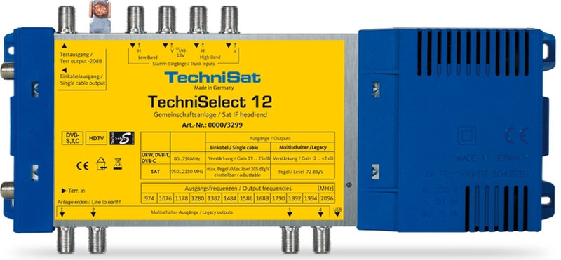 TechniSat TechniSelect 12 коммутатор видео сигналов