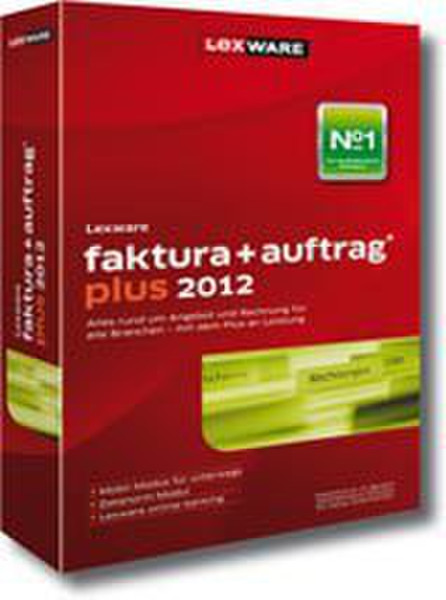 Lexware faktura+auftrag plus 2012, UPG, DE