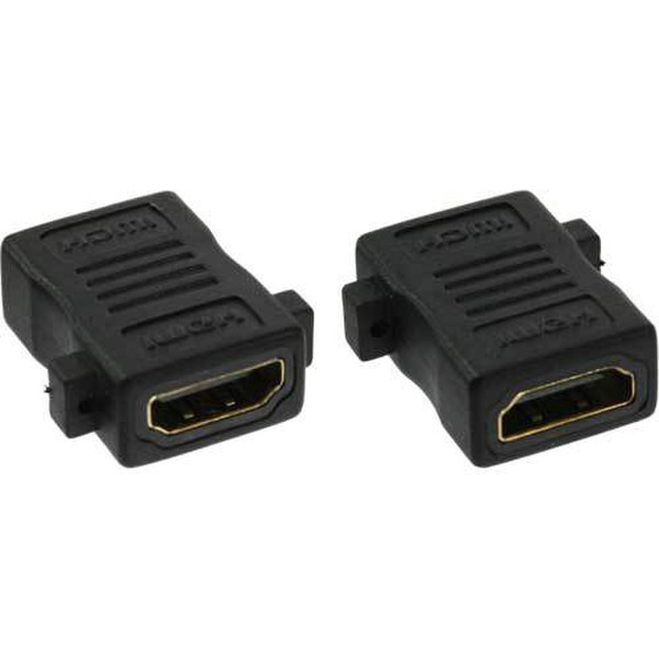 InLine 17600M HDMI A HDMI A Schwarz Kabelschnittstellen-/adapter