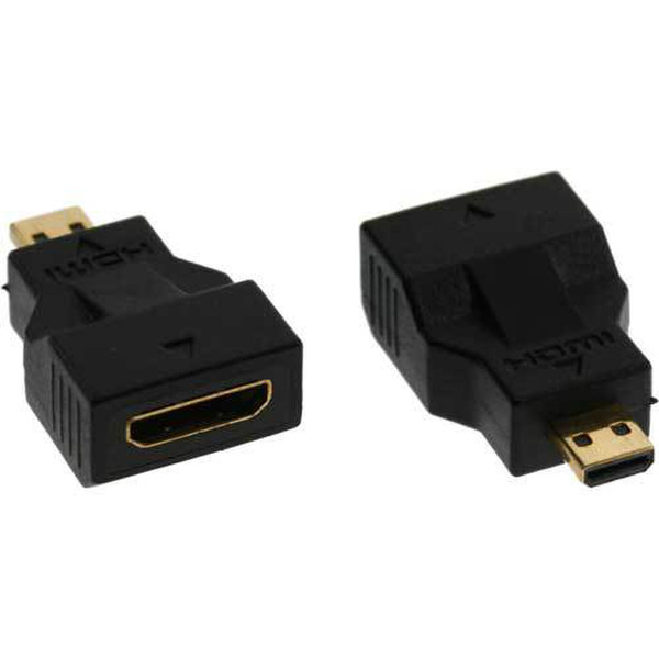 InLine 17690C HDMI C HDMI D Черный кабельный разъем/переходник