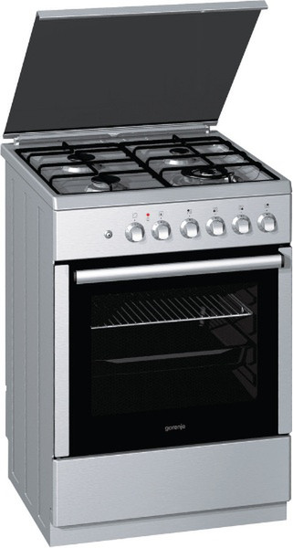 Gorenje K67120AX Freistehend Gas hob Edelstahl Küchenherd