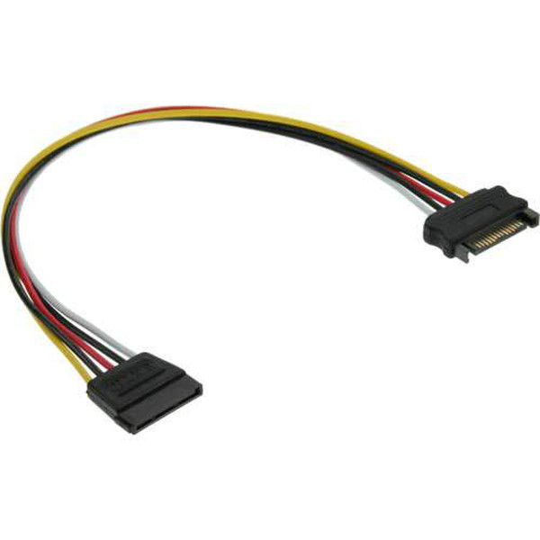 InLine 29651A 0.3m SATA SATA Multicolour SATA cable