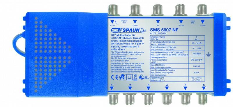 Spaun SMS 5607 NF video switch