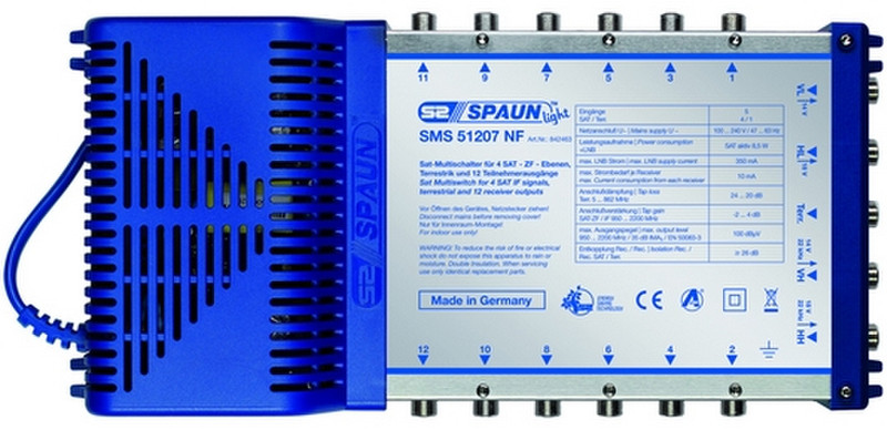 Spaun SMS 51207 NF коммутатор видео сигналов