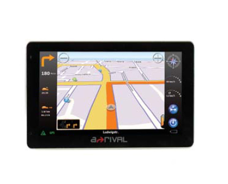 A-Rival NAV-XEA 43 EU PlugIn einfügen 4.3Zoll LCD Touchscreen Schwarz Navigationssystem