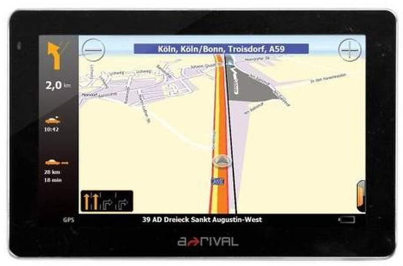 A-Rival NAV-XEA 50C Fixed 5Zoll LCD Touchscreen Schwarz