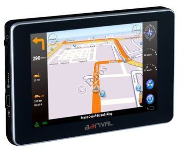 A-Rival NAV-XEA60 Fixed 6" LCD Touchscreen Black