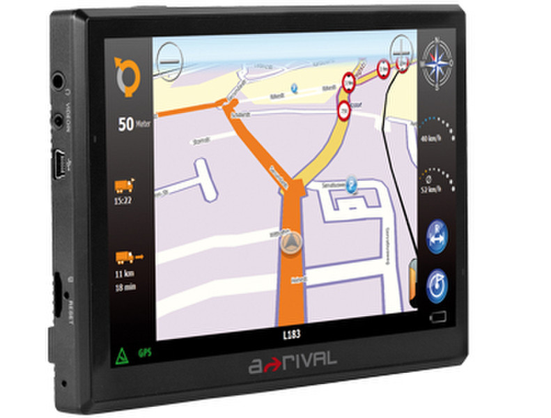 A-Rival NAV-XEA 70T Handheld/Fixed 7" LCD Touchscreen Black