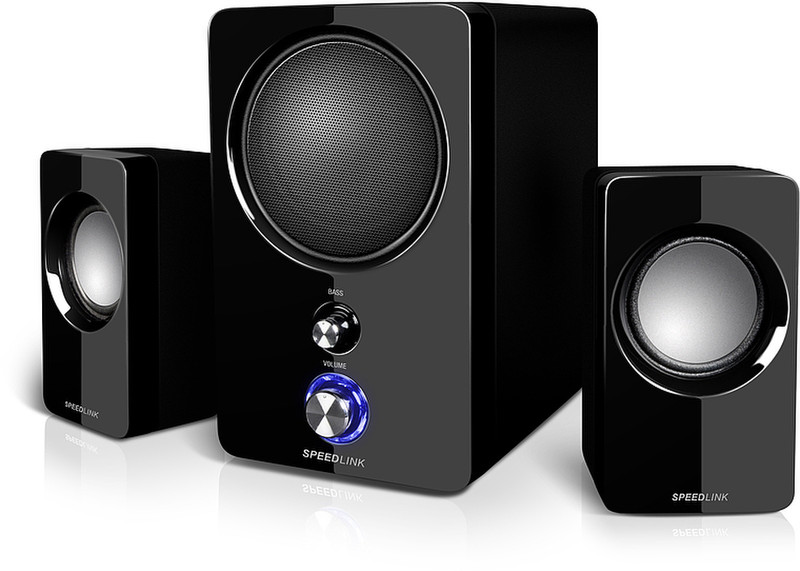 SPEEDLINK SL-8207-BK 2.1 10W Black speaker set