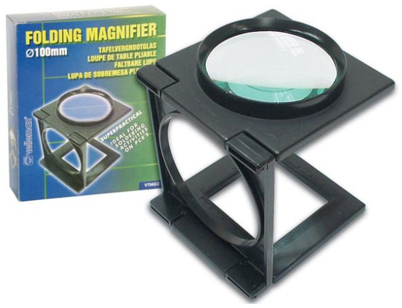 Velleman VTMG2 2.5x Black magnifier