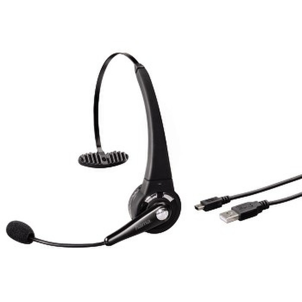 Hama 51826 Monaural Head-band Black headset