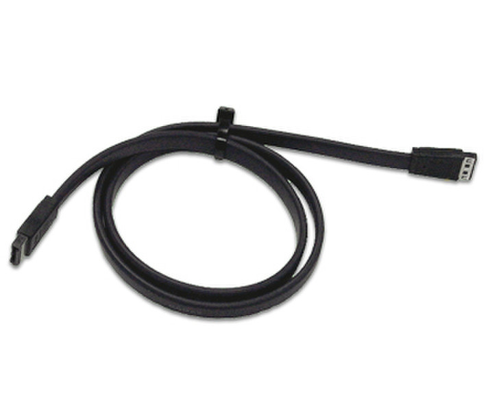 Addonics AASAEDC3F 0.91м SATA SATA Черный кабель SATA
