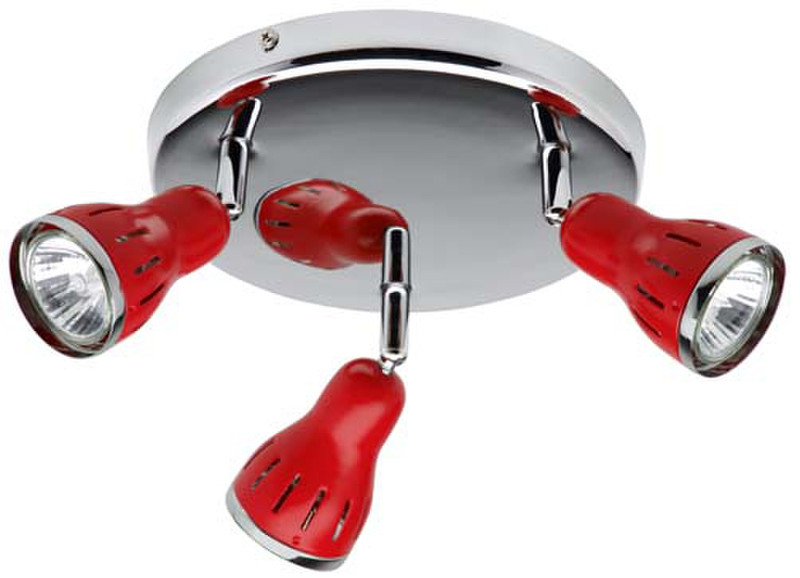 Brilliant G13934/01 Indoor/Outdoor E27 Red,Stainless steel ceiling lighting