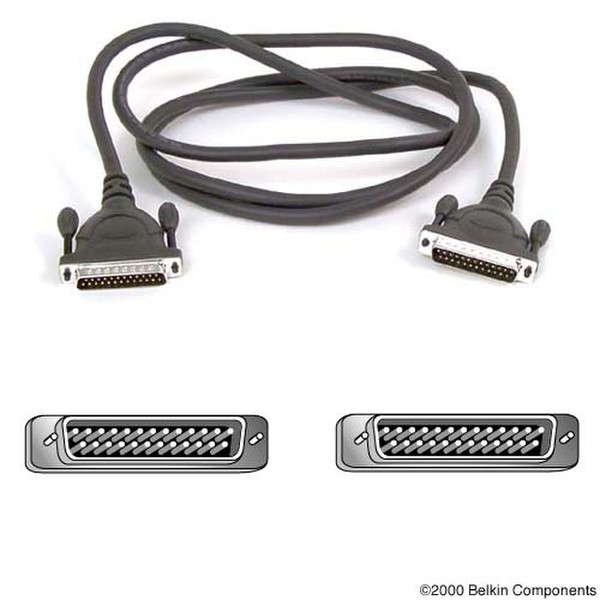 Belkin Pro Series Non-IEEE 1284 Parallel Switchbox Cable 1.8m Schwarz Druckerkabel