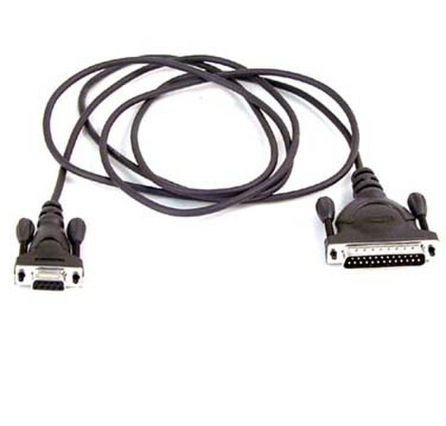 Belkin Pro Series Non-IEEE Serial Printer Cable (DB9 Female/DB25 Male) - 3m, Retail 3m Schwarz Druckerkabel