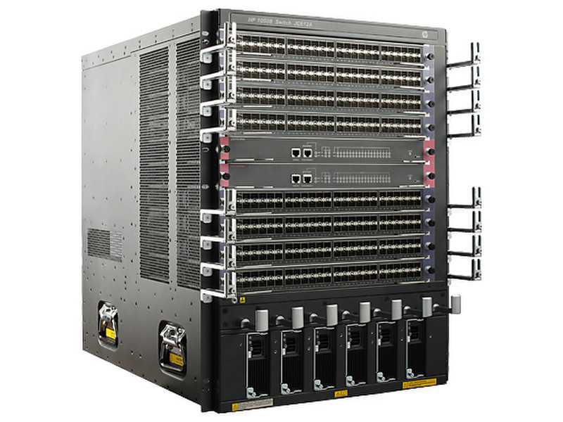Hewlett Packard Enterprise JC612A 14U Черный шасси коммутатора/модульные коммутаторы