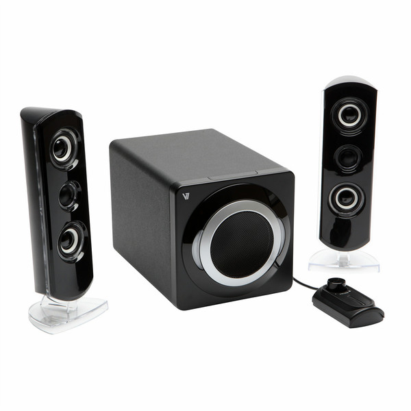 V7 A621V-E5 2.1 18W Black speaker set