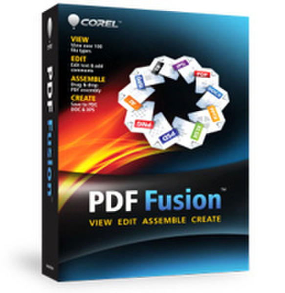 Corel PDF Fusion 1, Win, Mini-Box, FR/EN