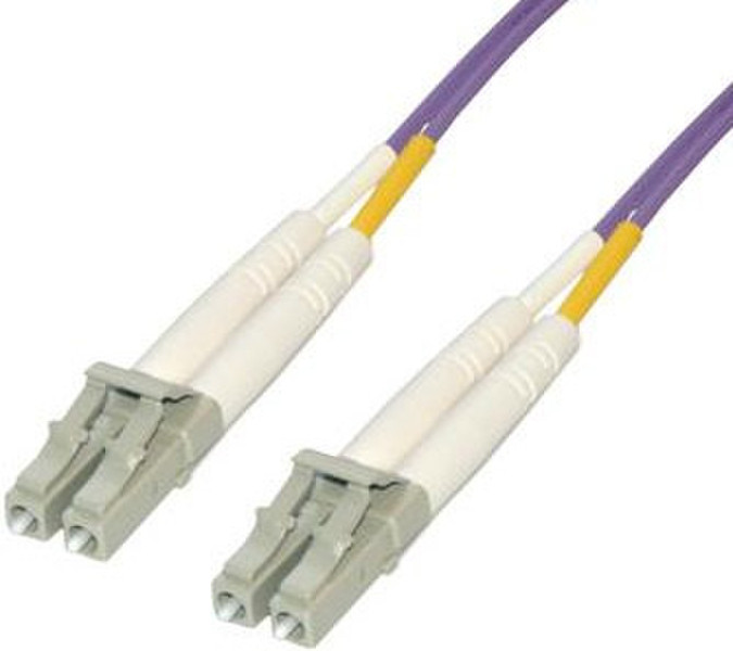 MCL LC/LC, 5m 5м LC LC Фиолетовый оптиковолоконный кабель