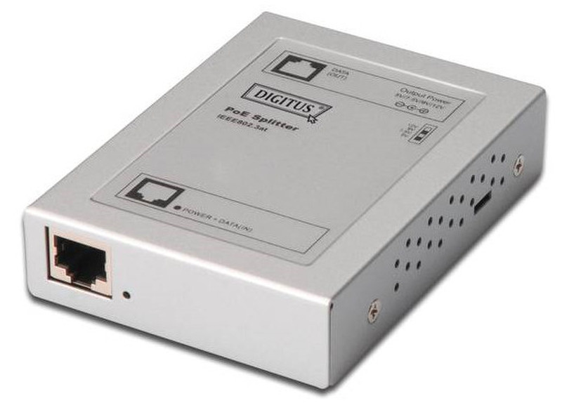 ASSMANN Electronic DN-95203 Power over Ethernet (PoE) Cеребряный сетевой разделитель