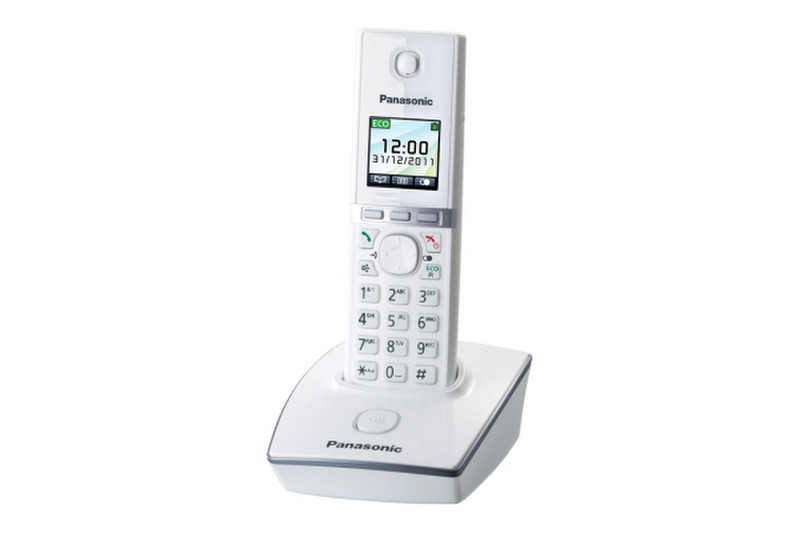 Panasonic KX-TG8051 DECT Идентификация абонента (Caller ID) Белый