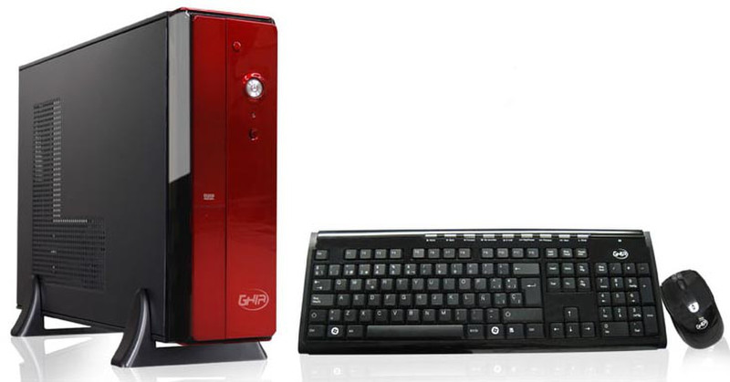 Ghia PCGHIA-1060 1.66ГГц D510 SFF Черный, Красный ПК PC
