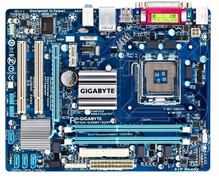 Gigabyte GA-G41MT-S2PT Intel G41 Socket T (LGA 775) Микро ATX материнская плата