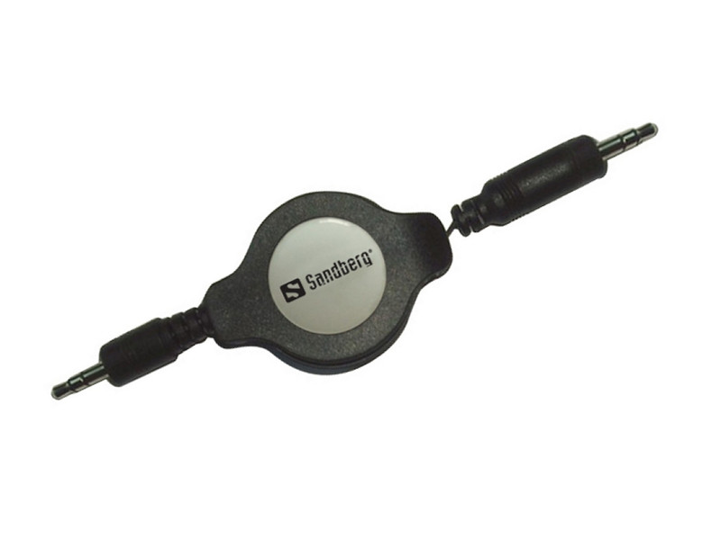 Sandberg Retractable MiniJack M-M 1.5m