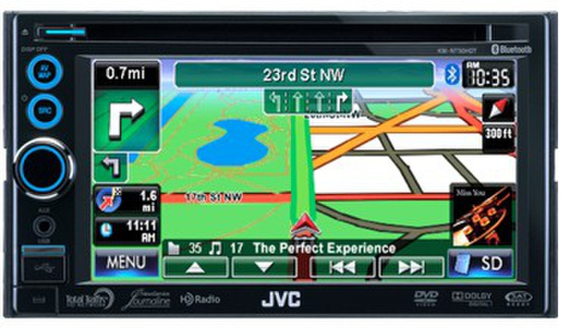 JVC KW-NT50HDT Fixed 6.1" LCD Touchscreen 2400g Black